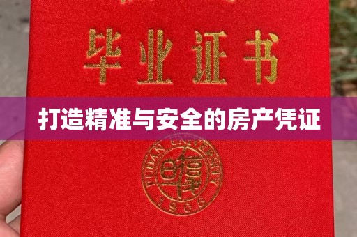 万柏林打造精准与安全的房产凭证